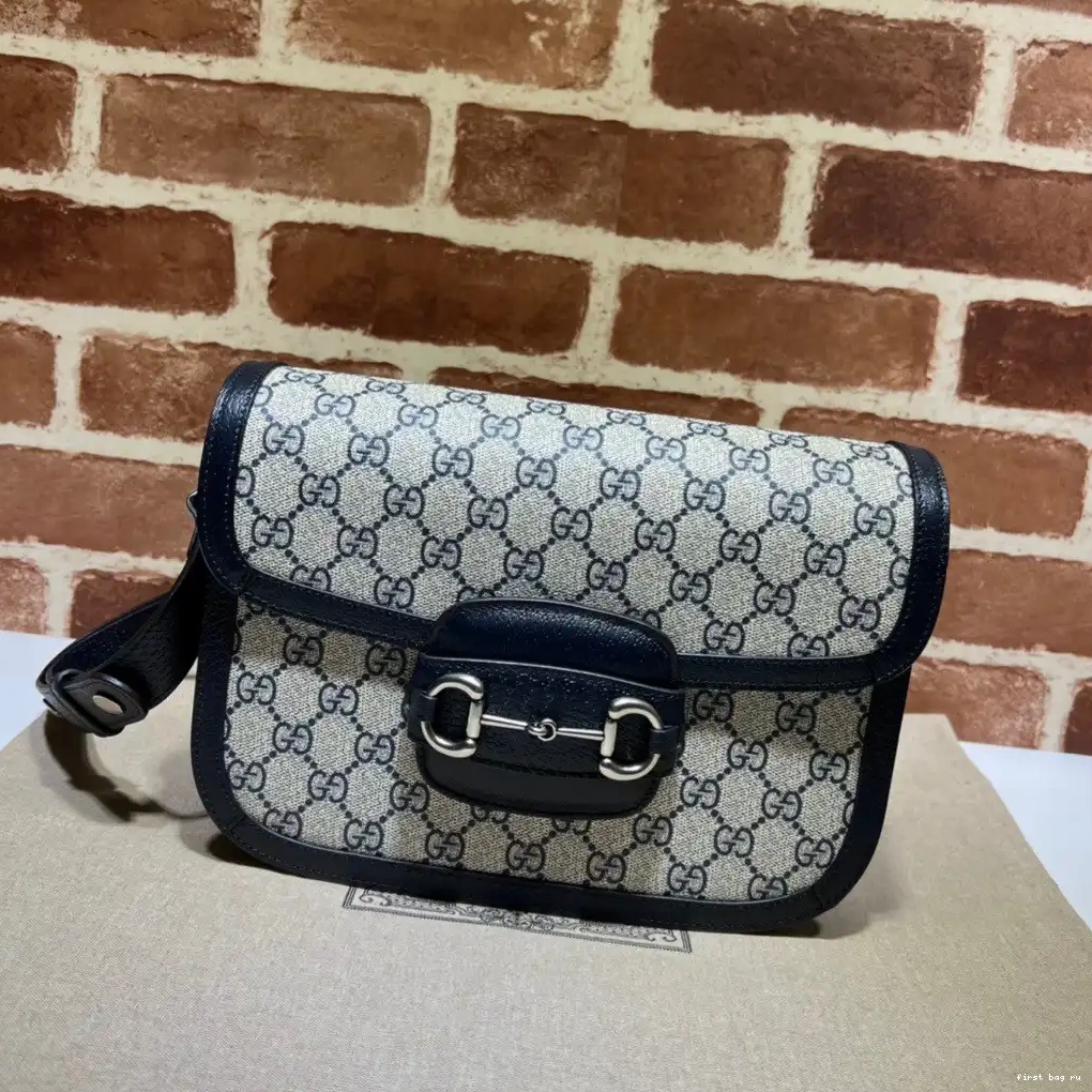 First bag ru 1955 bag GUCCI shoulder Horsebit 0508